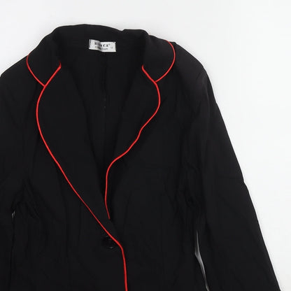 Womens UK Size 12 Bianca Black Jacket