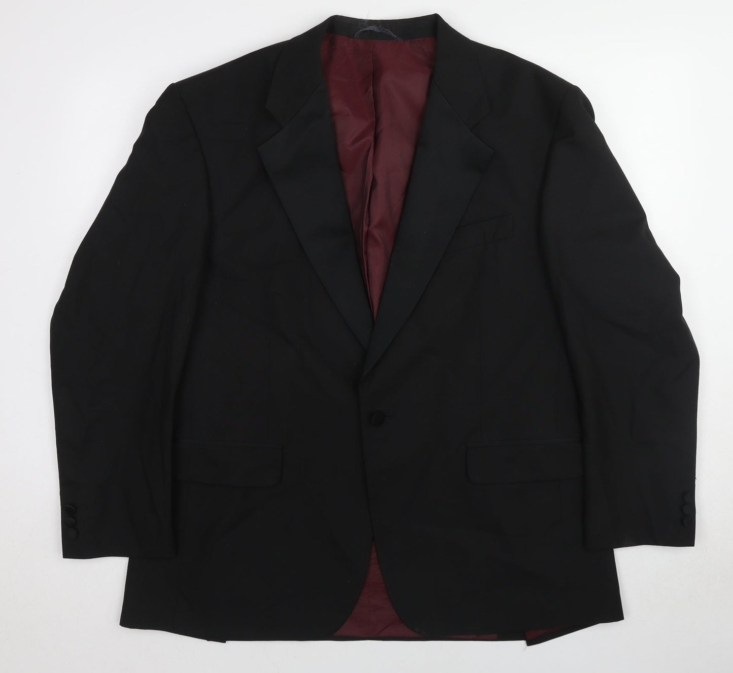 Mens UK Size 44 Hawksmoor Regular Black Suit Jacket