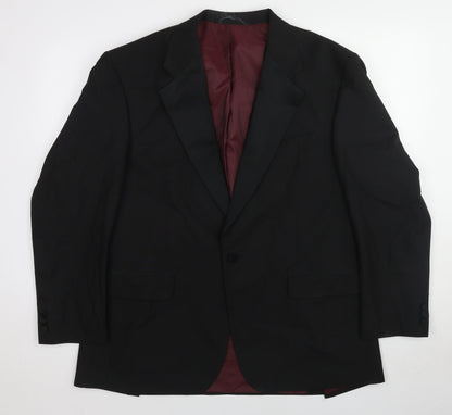 Mens UK Size 44 Hawksmoor Regular Black Suit Jacket