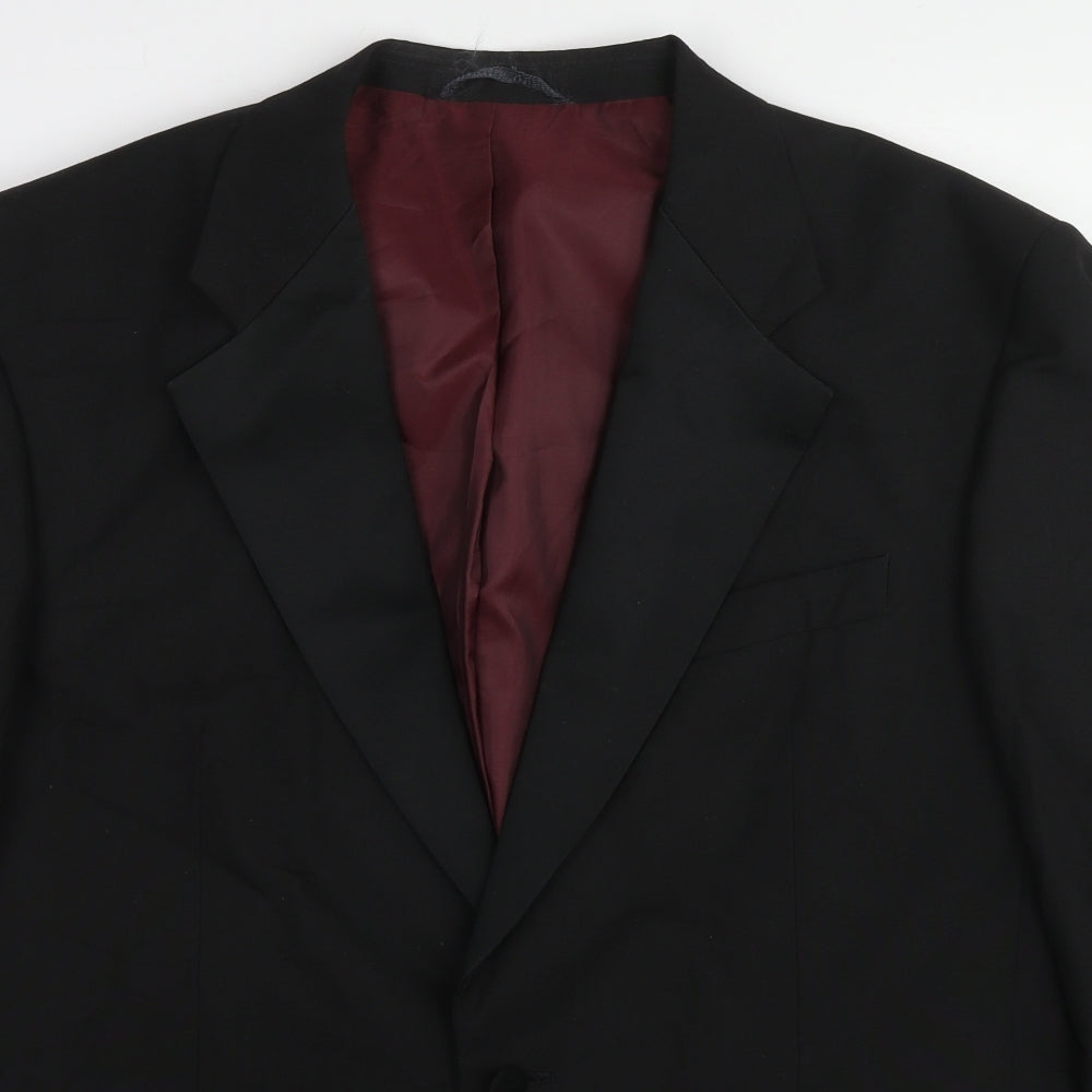 Mens UK Size 44 Hawksmoor Regular Black Suit Jacket