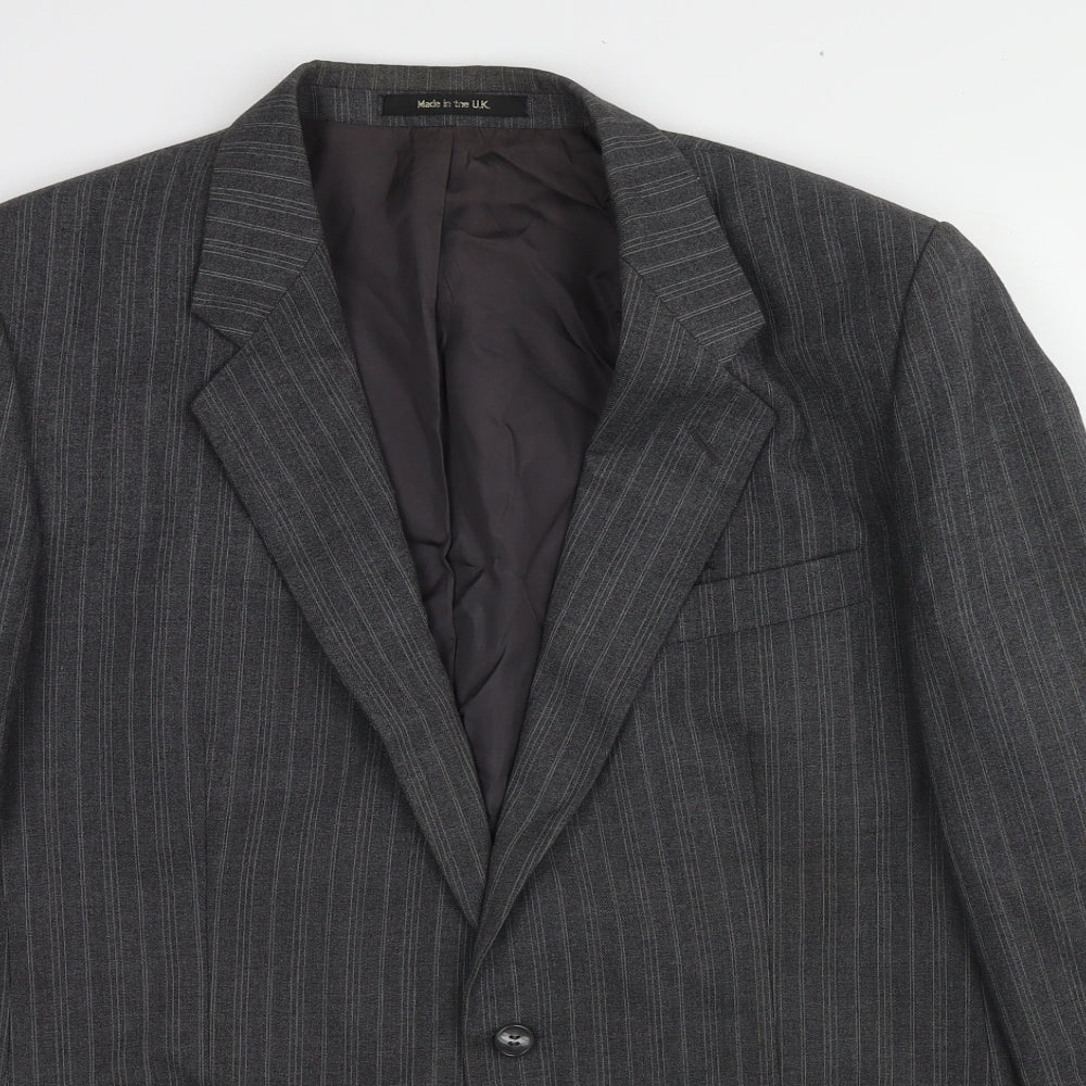 Mens UK Size 44 St Michael Regular Grey Suit Jacket