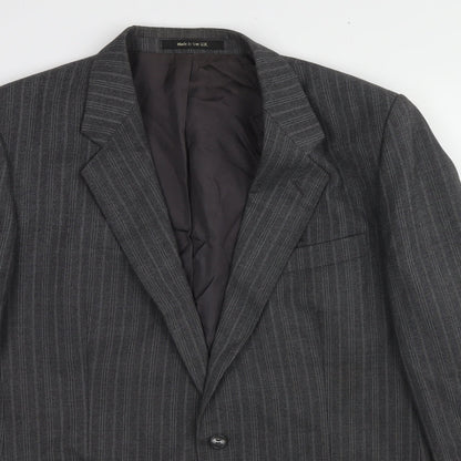 Mens UK Size 44 St Michael Regular Grey Suit Jacket