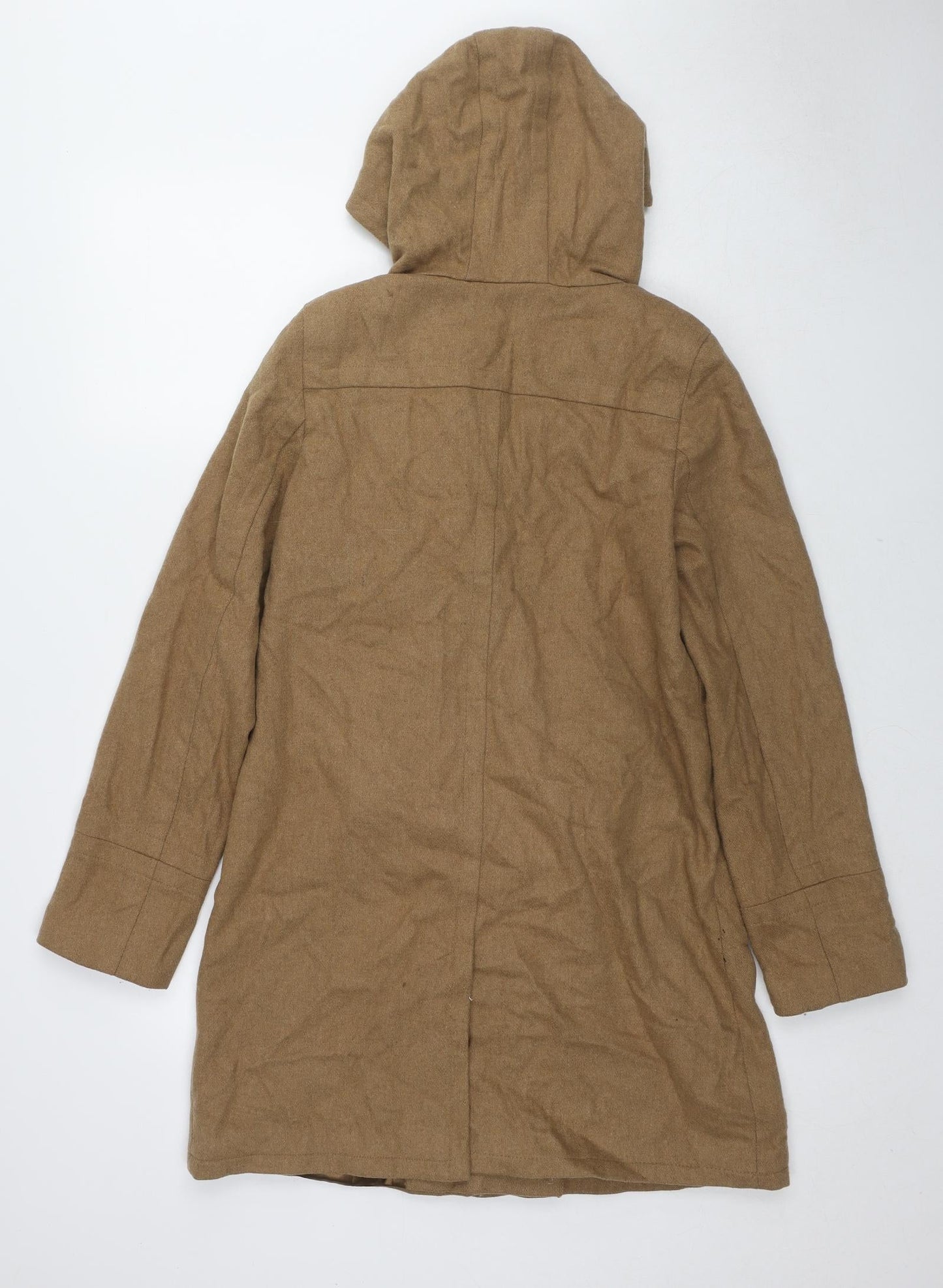 Womens UK Size 12 Topshop Brown Overcoat
