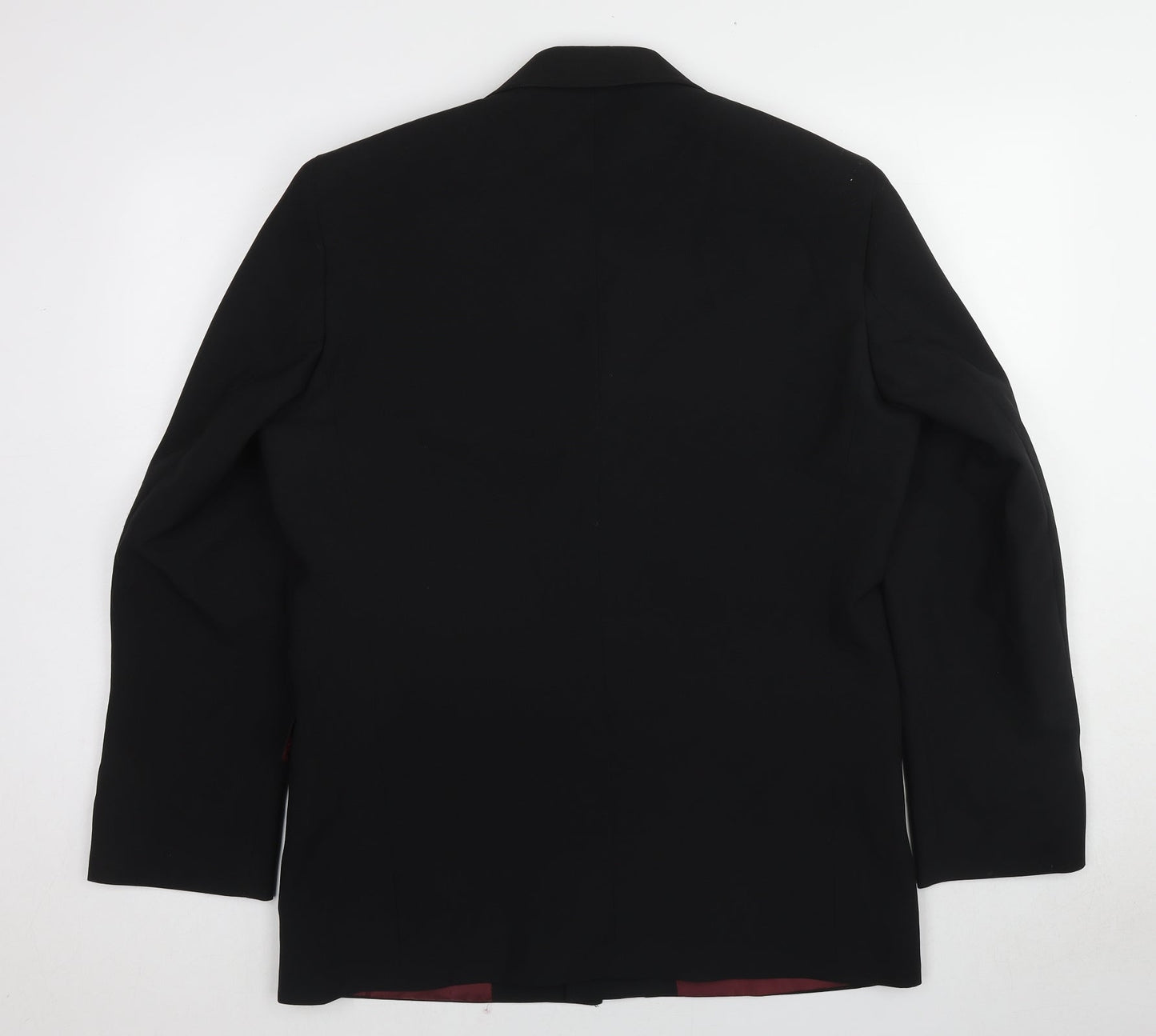 Douglas Of Sweden Mens Black Polyester Jacket Suit Jacket Size 40 Regular