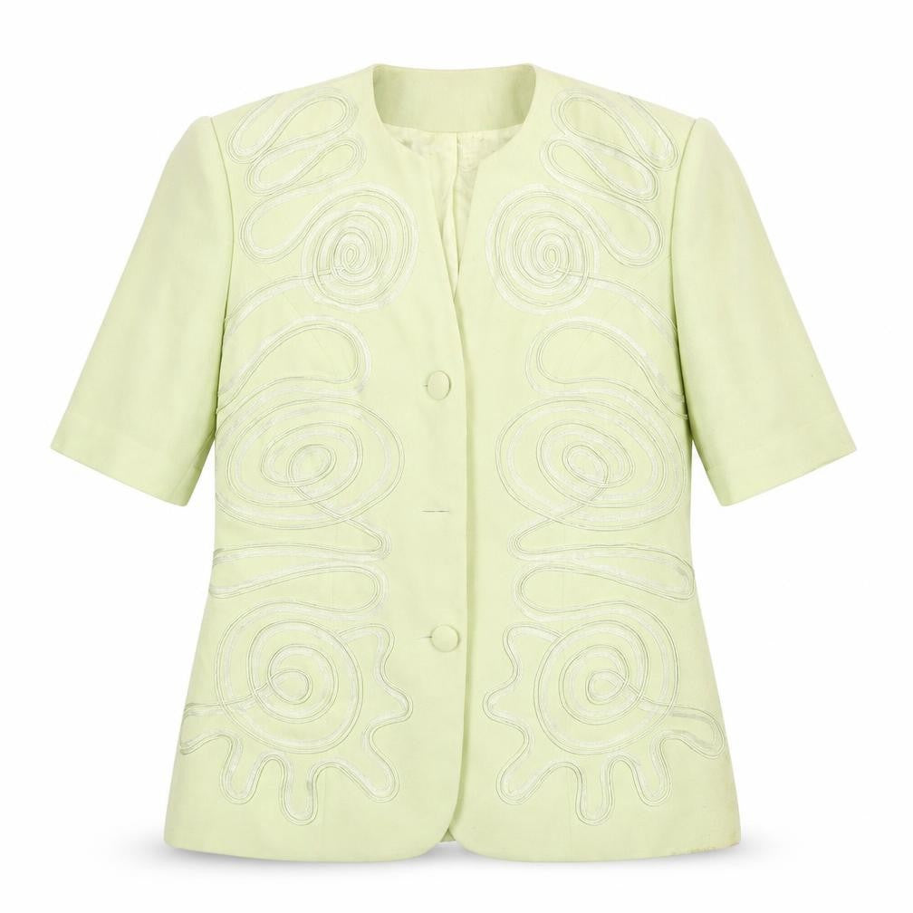 Womens UK Size 10 Gina Tricot Green Jacket