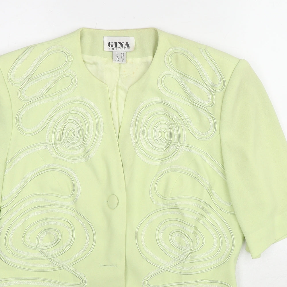 Womens UK Size 10 Gina Tricot Green Jacket