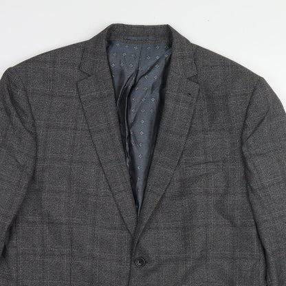 Mens UK Size 46 NEXT Regular Grey Suit Jacket