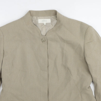 Womens UK Size 12 Marks and Spencer Beige Jacket