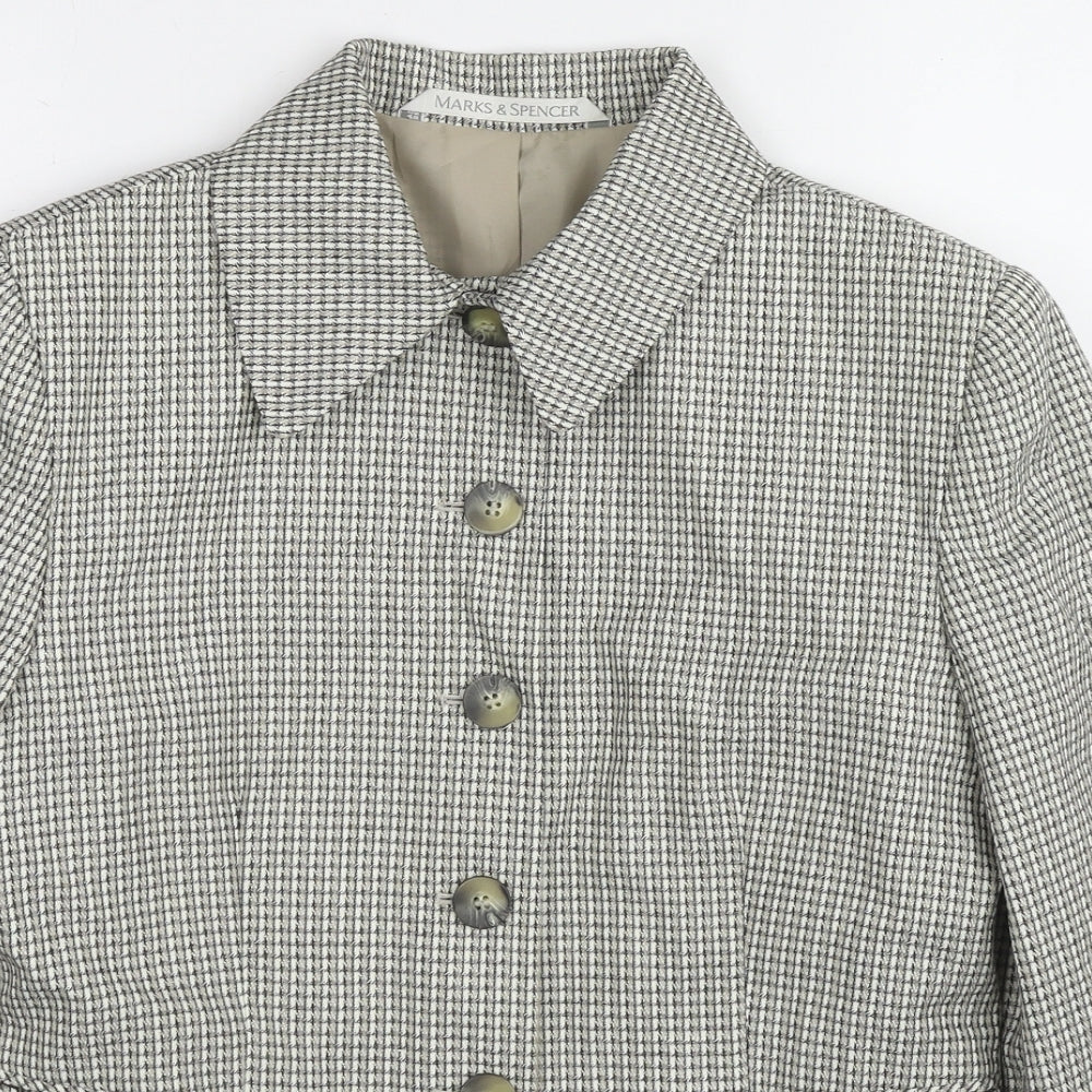 Womens UK Size 8 St Michael Beige Jacket