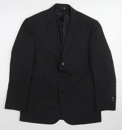 Mens UK Size 38 Marks and Spencer Regular Black Suit Jacket