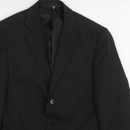Mens UK Size 38 Marks and Spencer Regular Black Suit Jacket