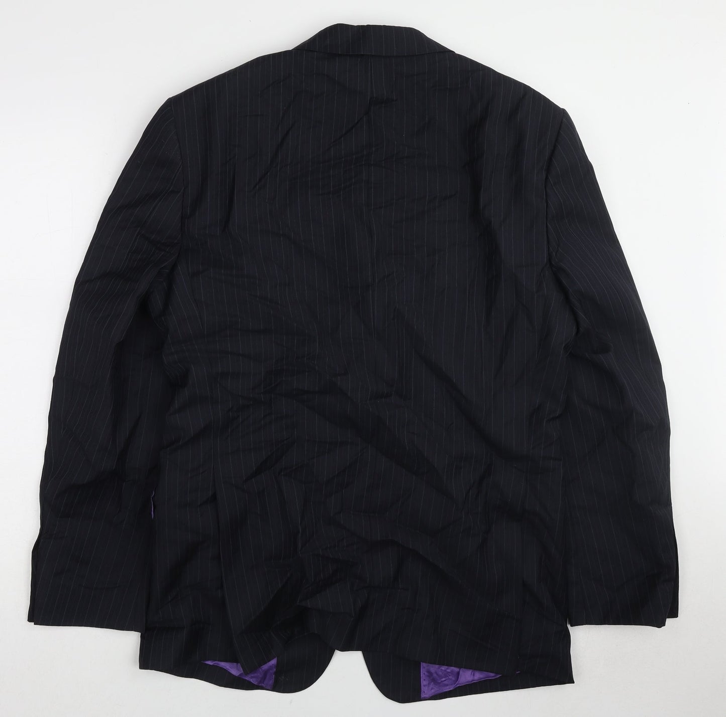 Mens UK Size 40 Greenwoods Regular Black Suit Jacket