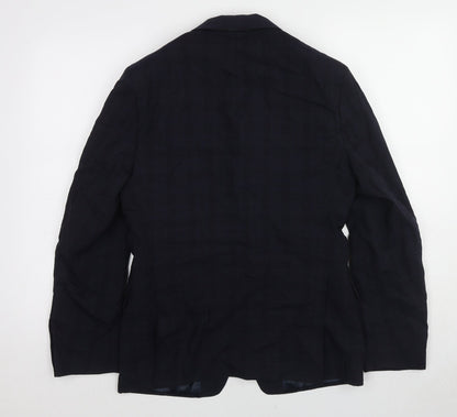 Mens UK Size 38 Marks and Spencer Regular Blue Suit Jacket
