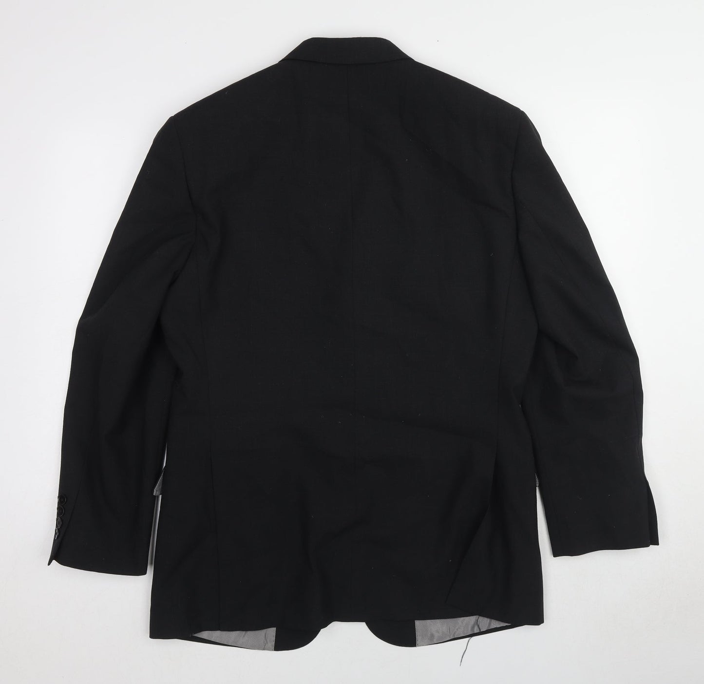 Mens UK Size 38 Greenwoods Regular Black Suit Jacket