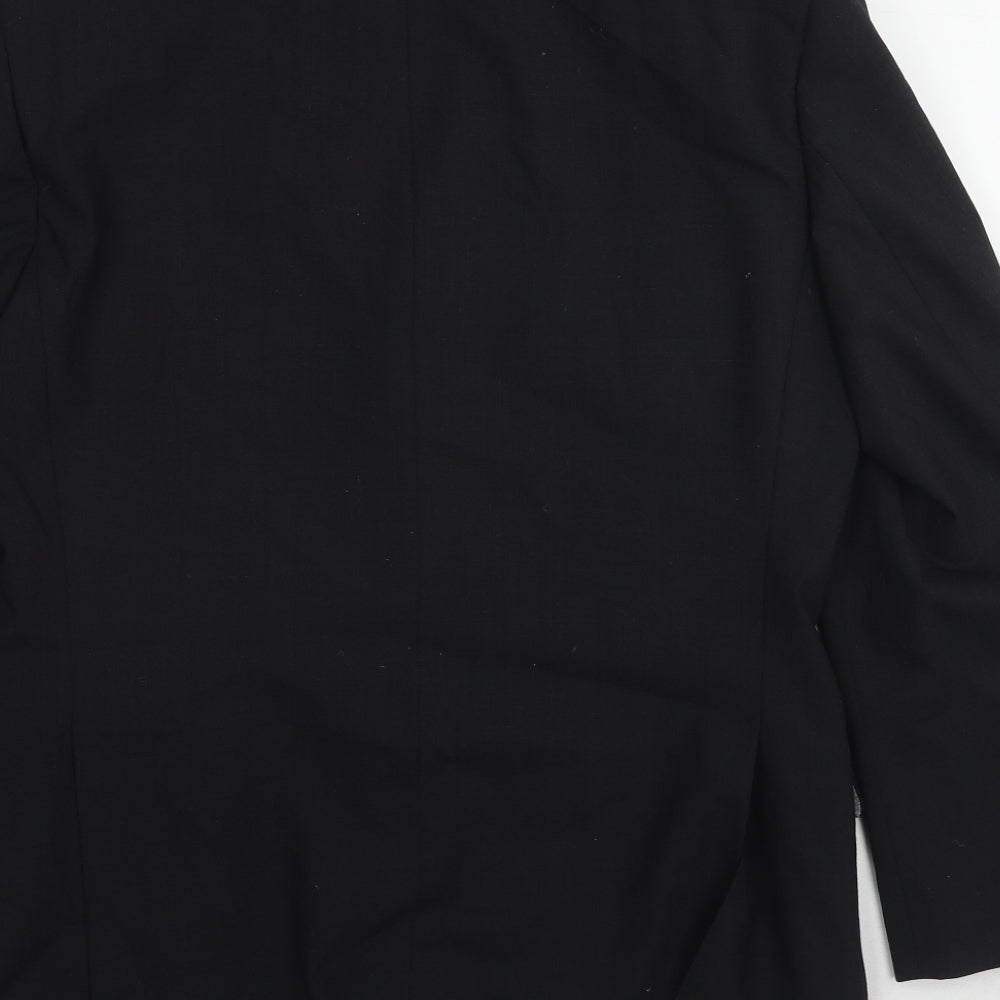 Mens UK Size 38 Greenwoods Regular Black Suit Jacket