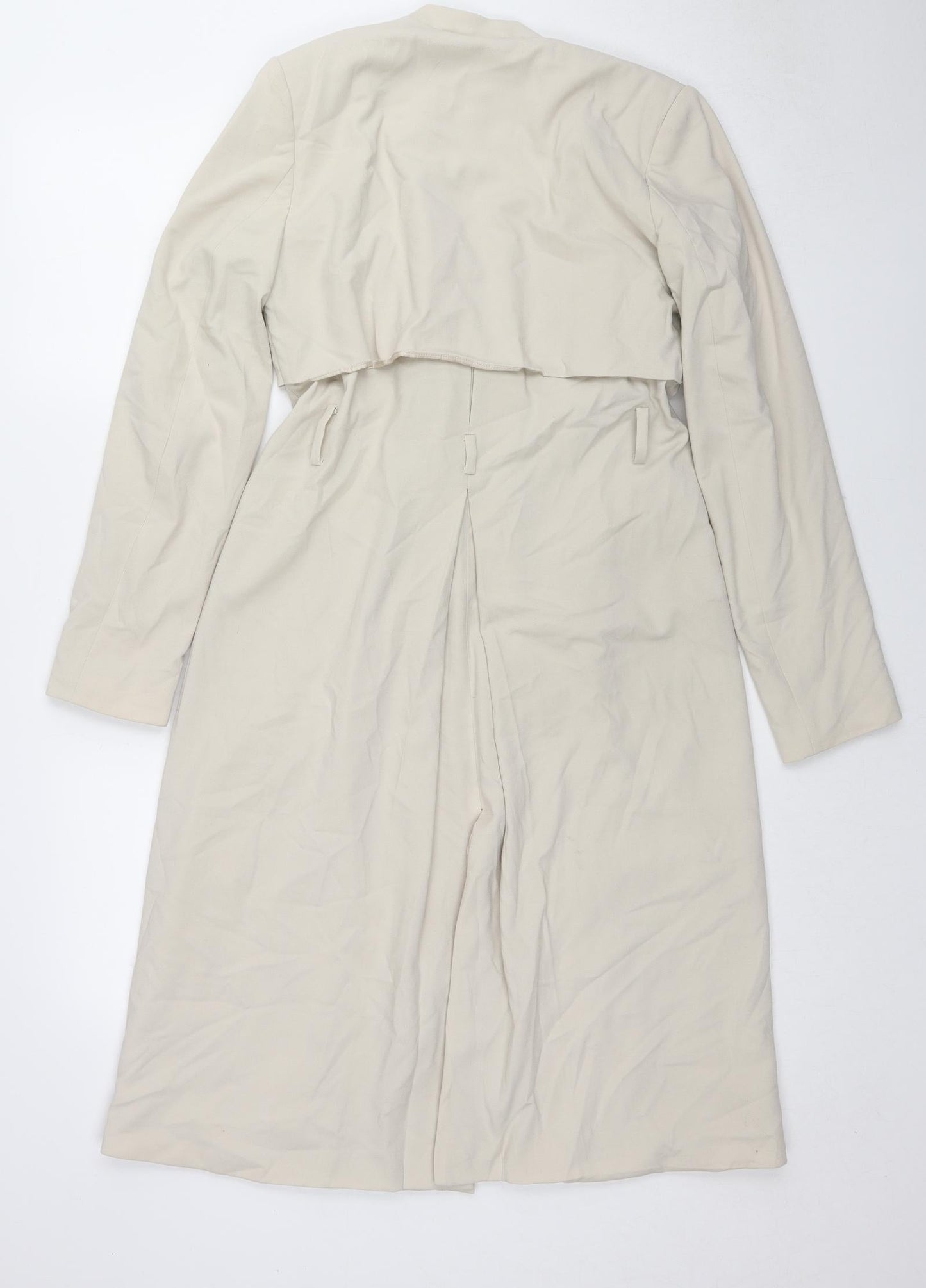 Womens UK Size 6 H&M Beige Trench Coat