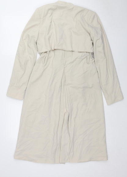 Womens UK Size 6 H&M Beige Trench Coat