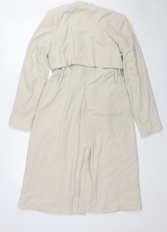 Womens UK Size 6 H&M Beige Trench Coat
