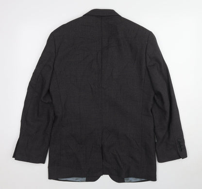 Mens UK Size 36 Marks and Spencer Regular Black Suit Jacket