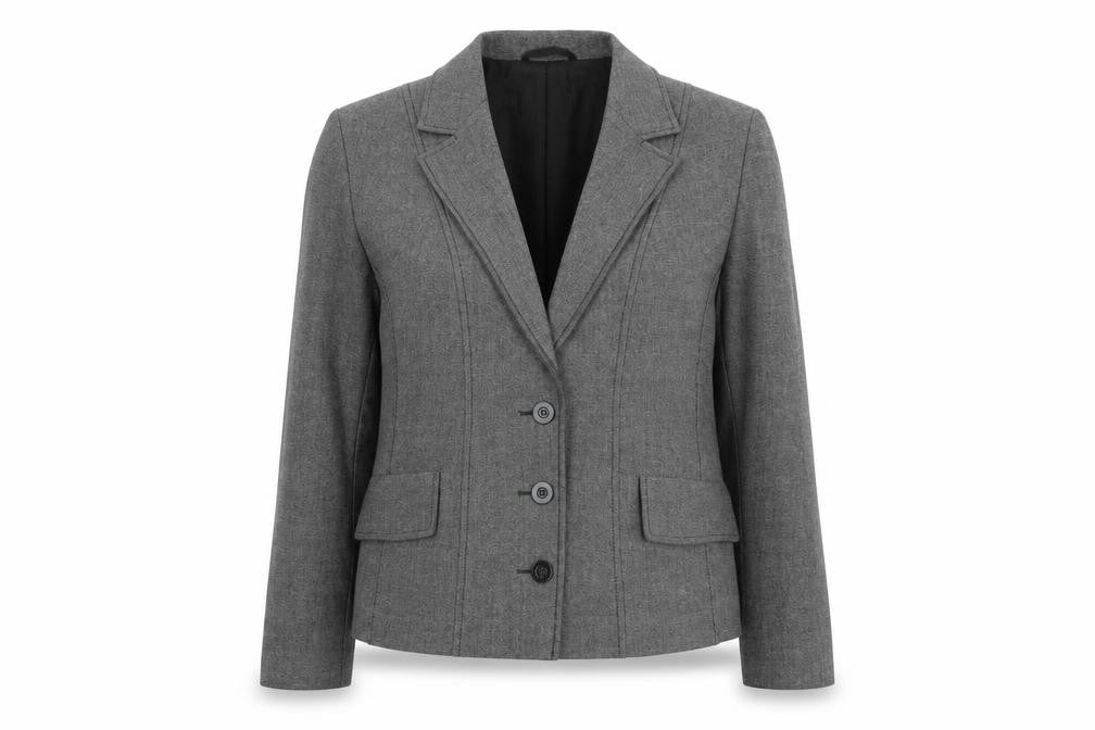 Womens UK Size 14 Marks and Spencer Petites Grey Blazer