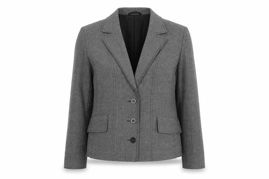 Womens UK Size 14 Marks and Spencer Petites Grey Blazer