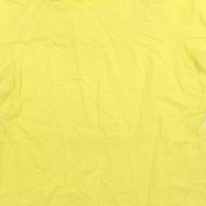 Womens UK Size 8 Oasis Yellow Basic Blouse