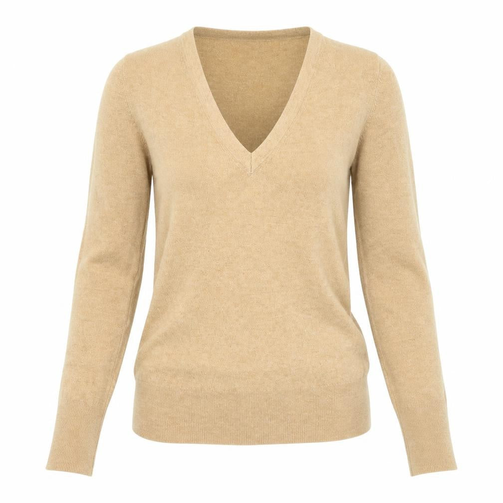 Womens UK Size S Zara Beige Pullover Jumper