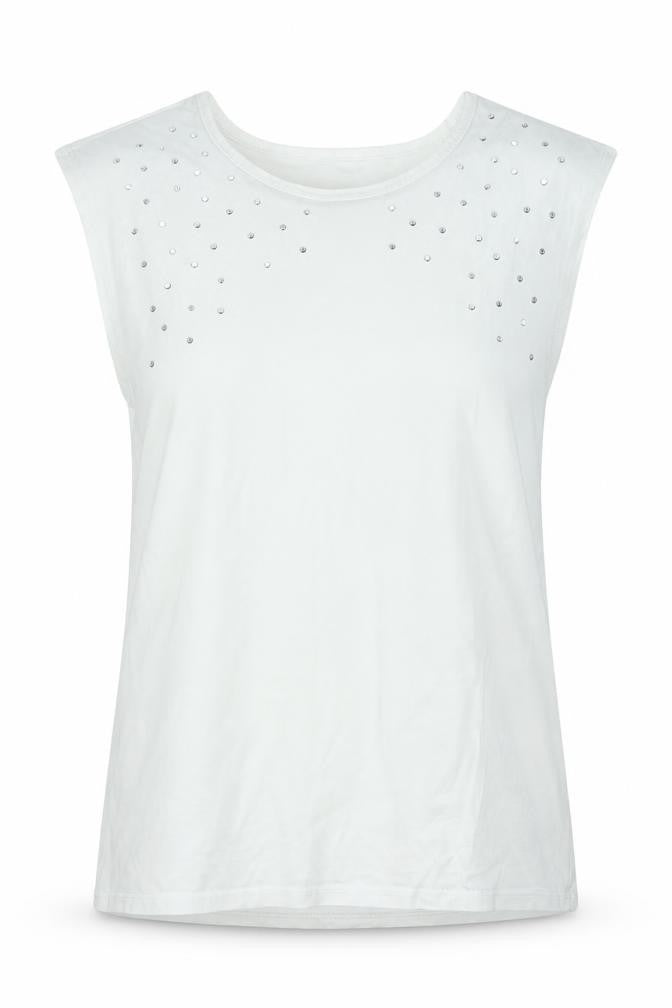 Womens UK Size 8 NEXT White Basic Tank