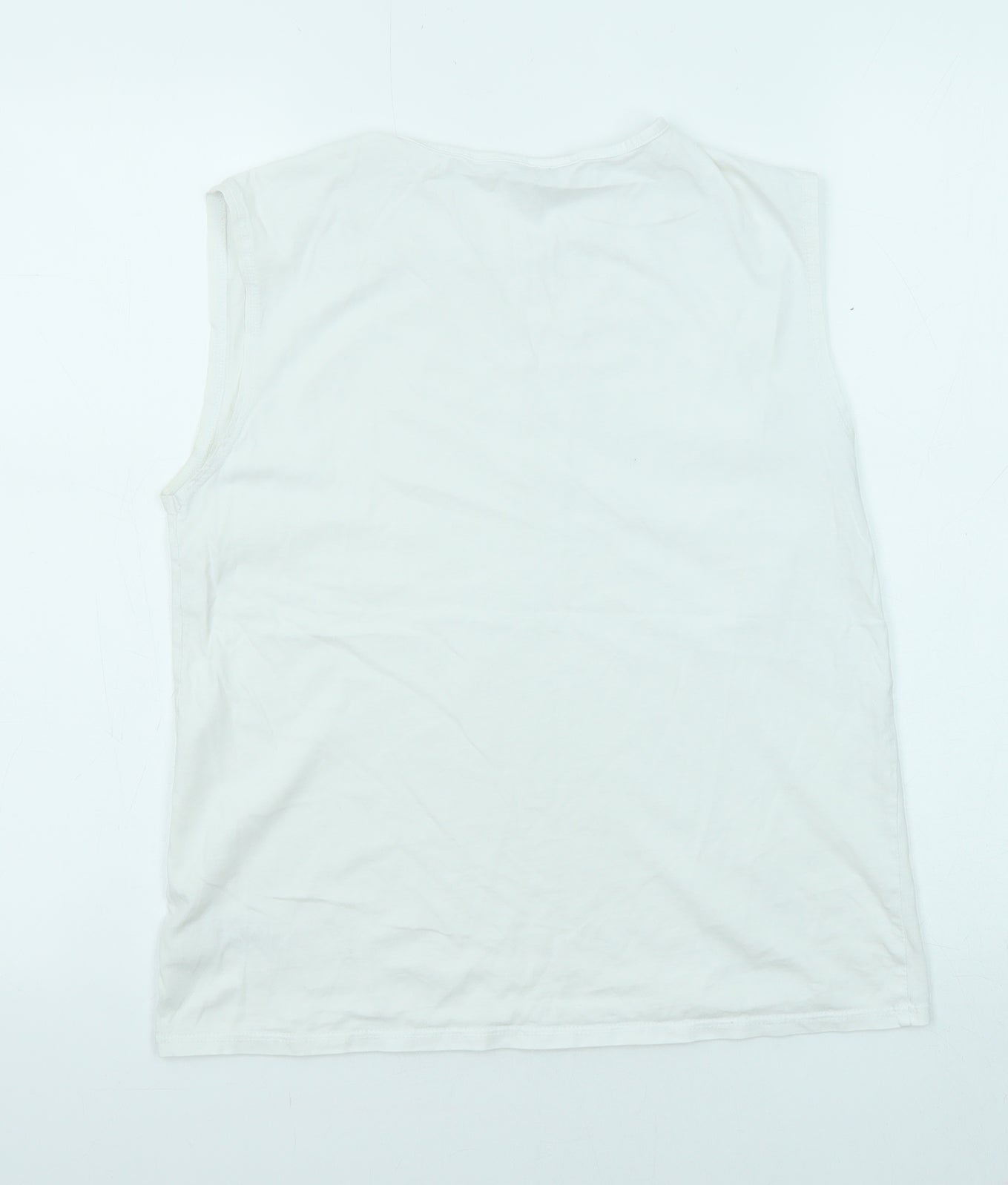Womens UK Size 8 NEXT White Basic Tank