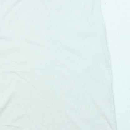 Womens UK Size 8 NEXT White Basic Tank