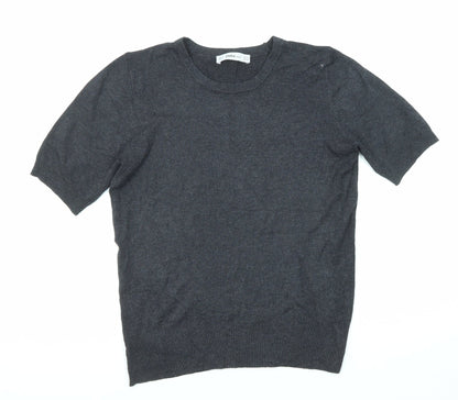 Womens UK Size M Zara Grey Pullover Jumper