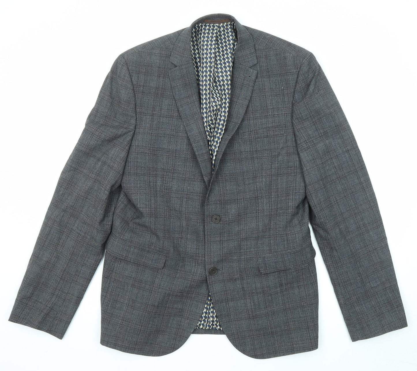 Mens UK Size 42 NEXT Regular Grey Suit Jacket