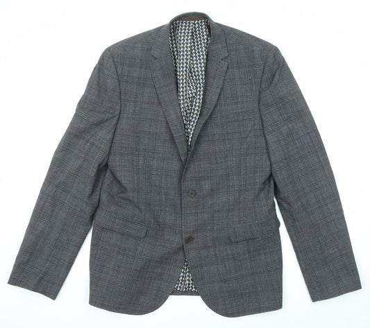 Mens UK Size 42 NEXT Regular Grey Suit Jacket