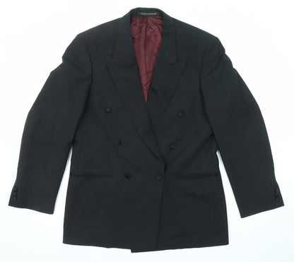 Mens UK Size 40 Marks and Spencer Regular Black Suit Jacket