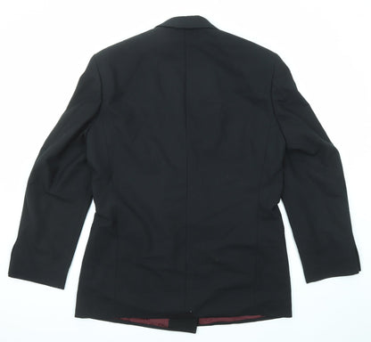 Mens UK Size 40 Marks and Spencer Regular Black Suit Jacket