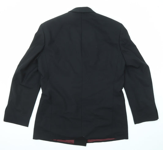 Mens UK Size 40 Marks and Spencer Regular Black Suit Jacket