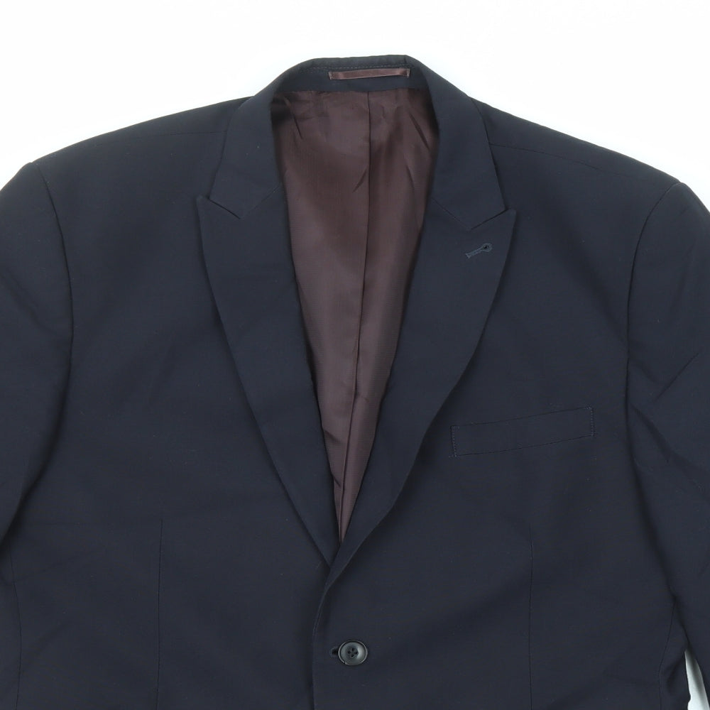 Mens UK Size 44 NEXT Regular Blue Suit Jacket
