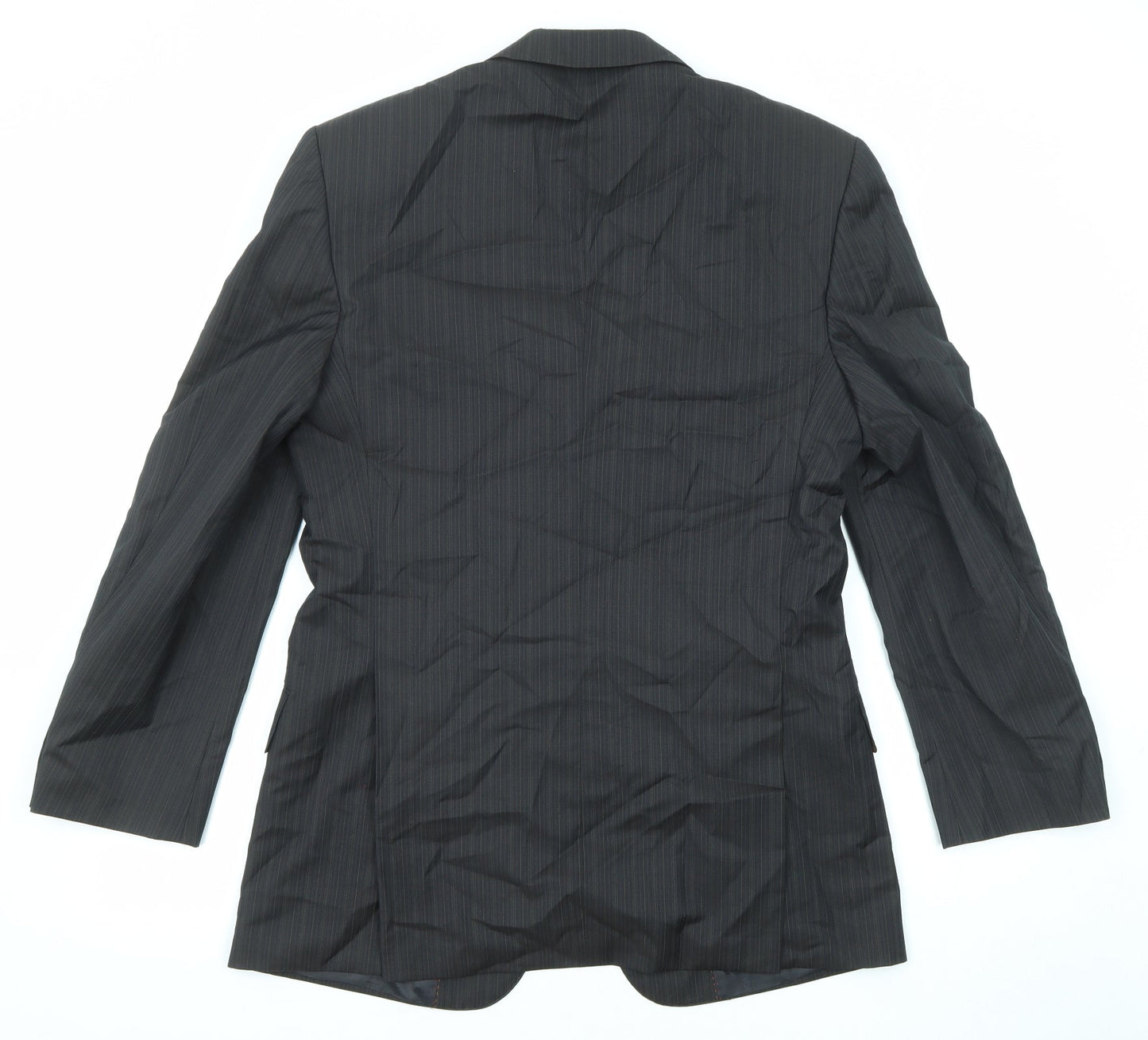 Mens UK Size 38 Simon Carter Regular Black Suit Jacket