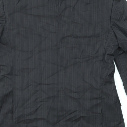 Mens UK Size 38 Simon Carter Regular Black Suit Jacket