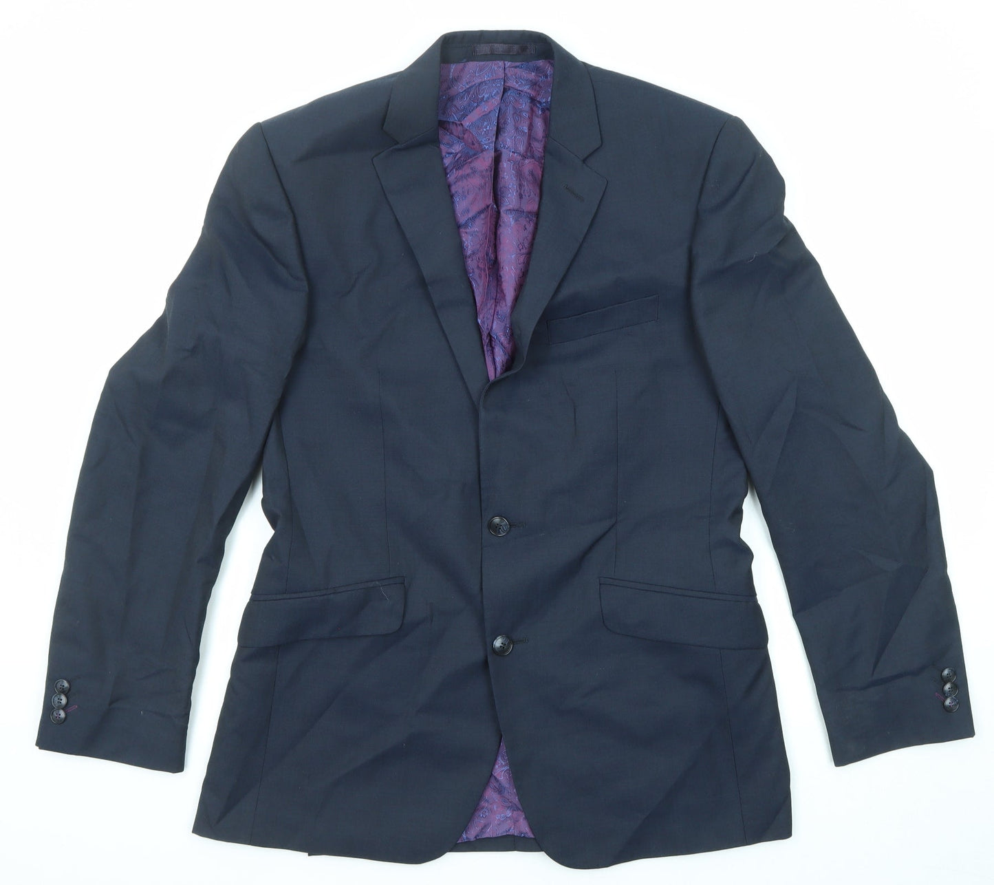 Mens UK Size 38 Gibson Regular Blue Suit Jacket