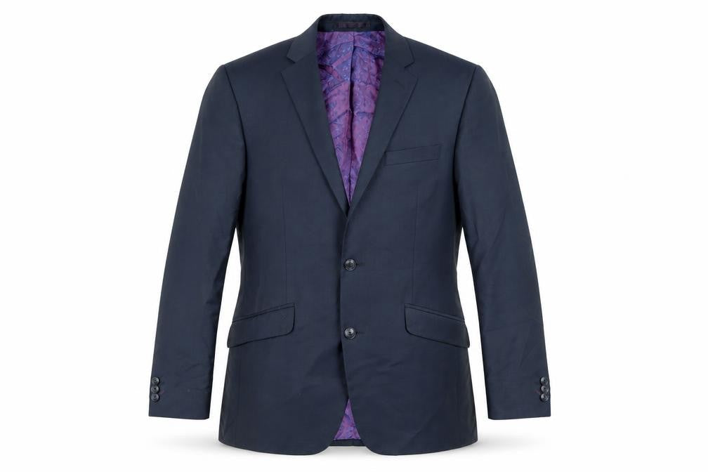 Mens UK Size 38 Gibson Regular Blue Suit Jacket
