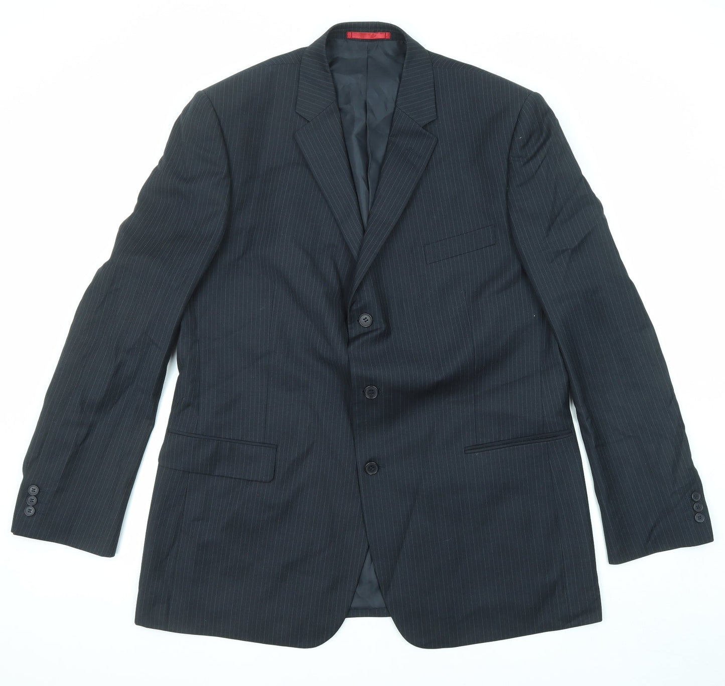Mens UK Size 46 Burton Regular Black Suit Jacket