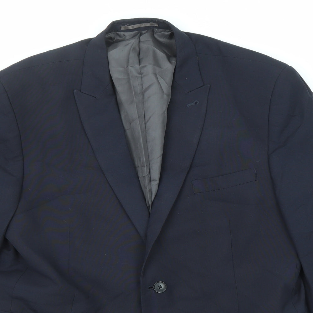 Mens UK Size 44 NEXT Regular Blue Suit Jacket
