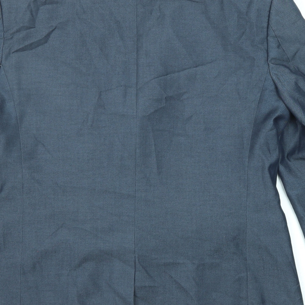 Connor Mens Blue Polyester Jacket Suit Jacket Size 42 Regular