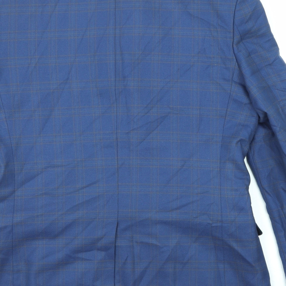 Mens UK Size 40 Limehaus Regular Blue Suit Jacket