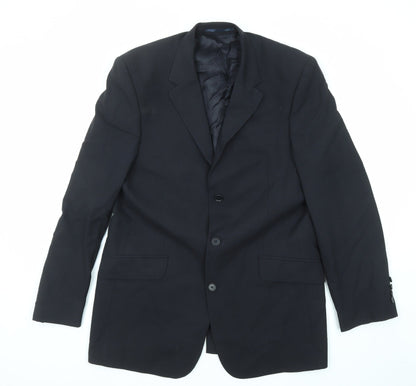 Mens UK Size 40 NEXT Regular Black Suit Jacket