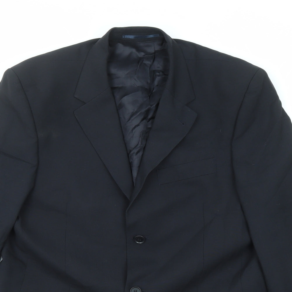 Mens UK Size 40 NEXT Regular Black Suit Jacket