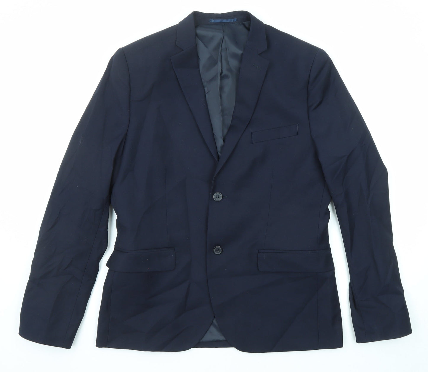 Mens UK Size 50 H&M Regular Blue Suit Jacket