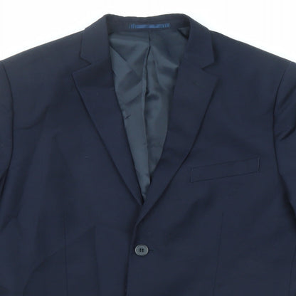 Mens UK Size 50 H&M Regular Blue Suit Jacket