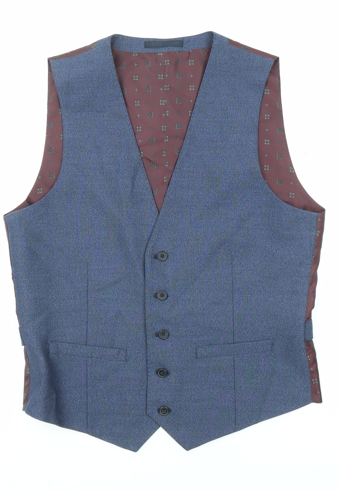 Mens UK Size 38 Burton Regular Blue Suit Jacket